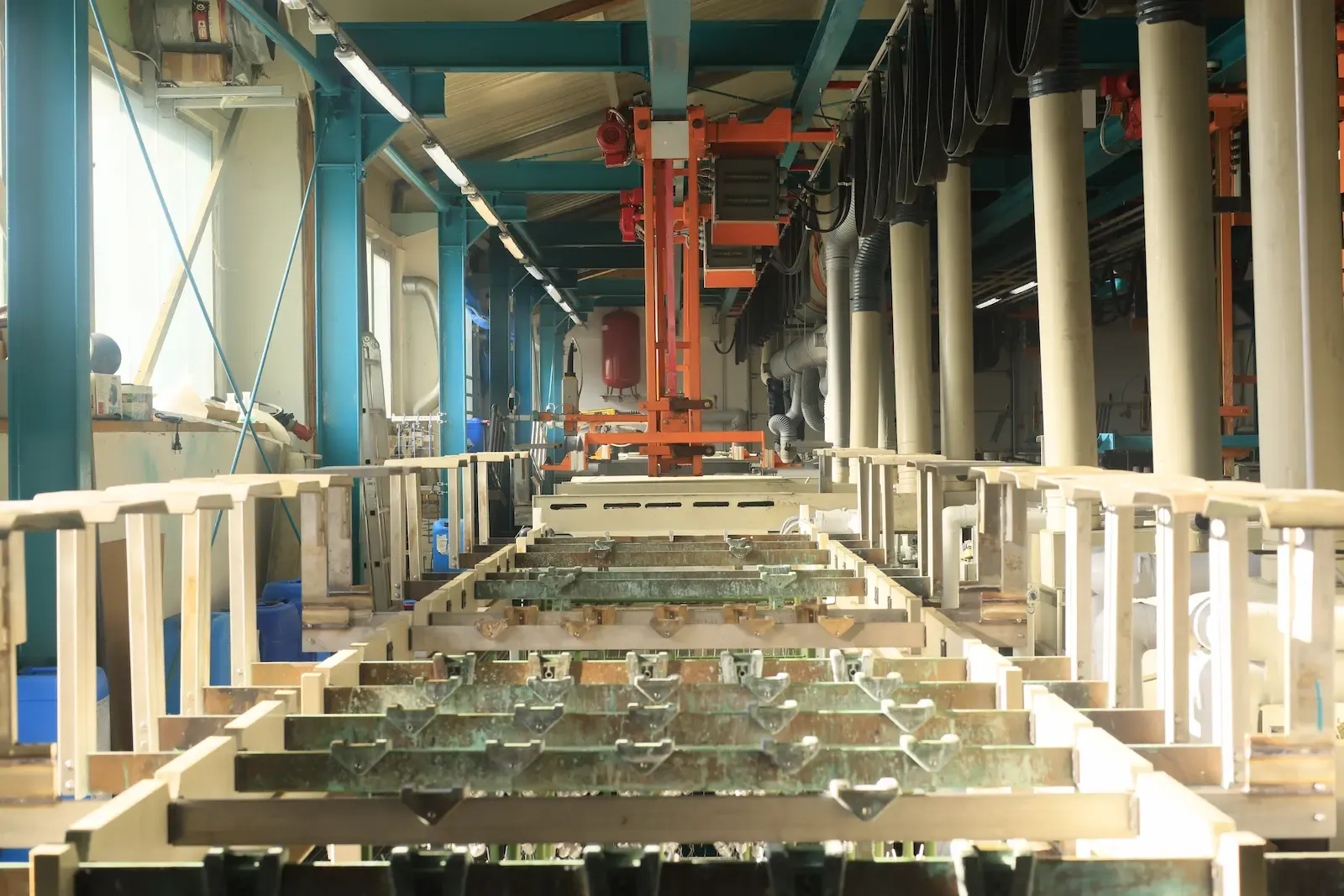 Vue de l’atelier de production d’Ecosophia